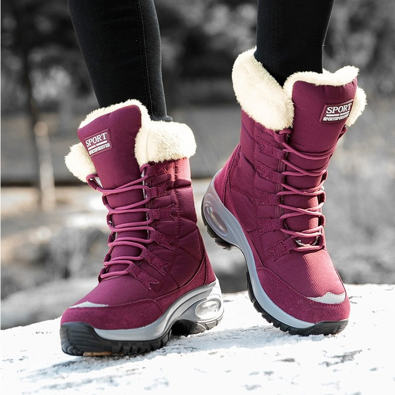 Women'S Fashion Hiking Boots - الراقية المرأة أحذية الثلوج موضة أفخم