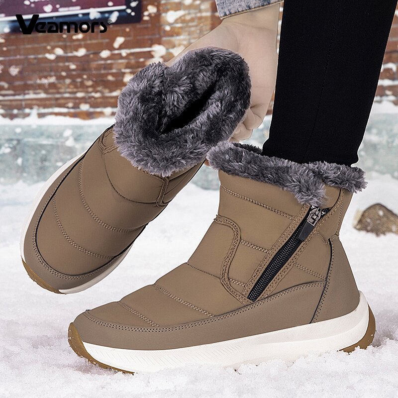 Women'S Fashion Hiking Boots - أزياء النساء أحذية الثلوج عالية أعلى