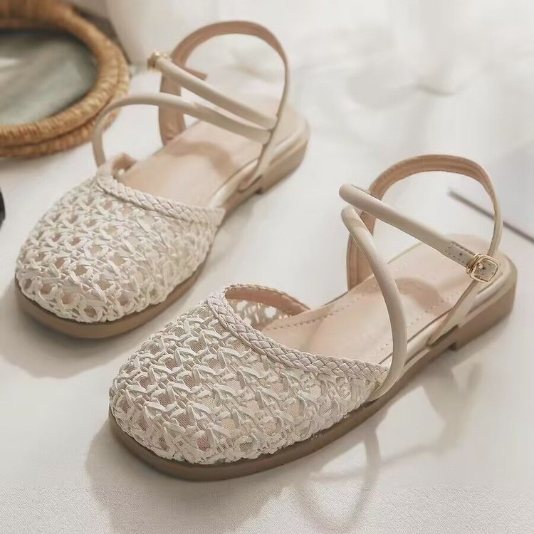Women'S Fashion Sandals - صنادل نسائية على الطراز الفرنسي مغلقة