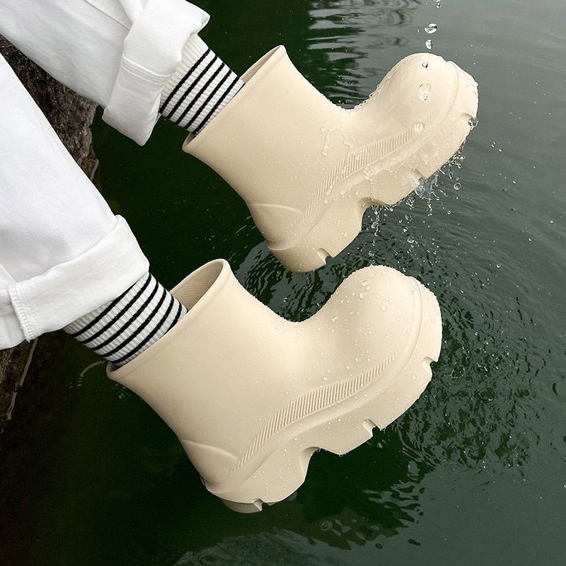 Women'S Fashion Hiking Boots - أحذية مطر عصرية وأنيقة جديدة: أحذية
