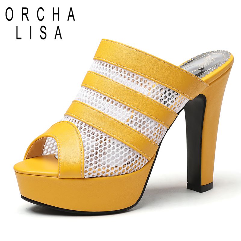 Women'S Fashion Brand Shoes - ORCHA LISA ماركة النساء الصنادل عالية