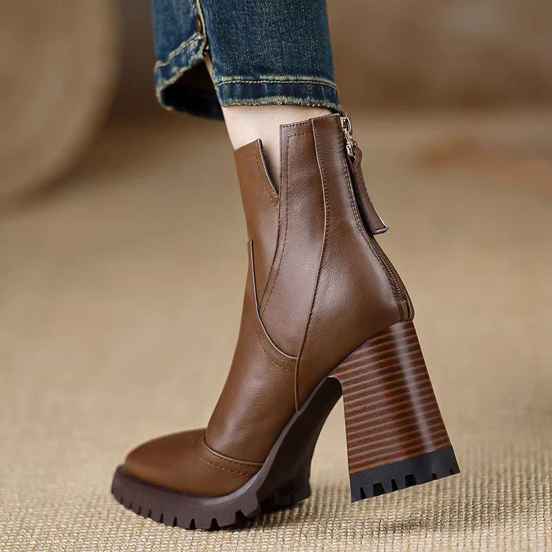 Oulylan سميكة عالية الكعب النس - مراجعة Winter Fashion Women Boots وسعره