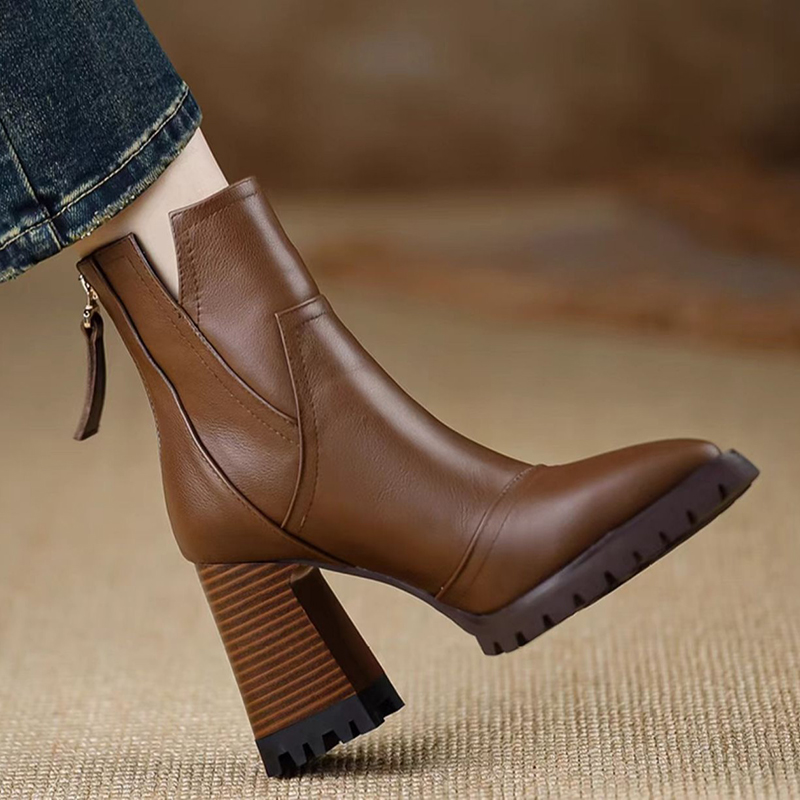 Oulylan سميكة عالية الكعب النس - مراجعة Winter Fashion Women Boots وسعره