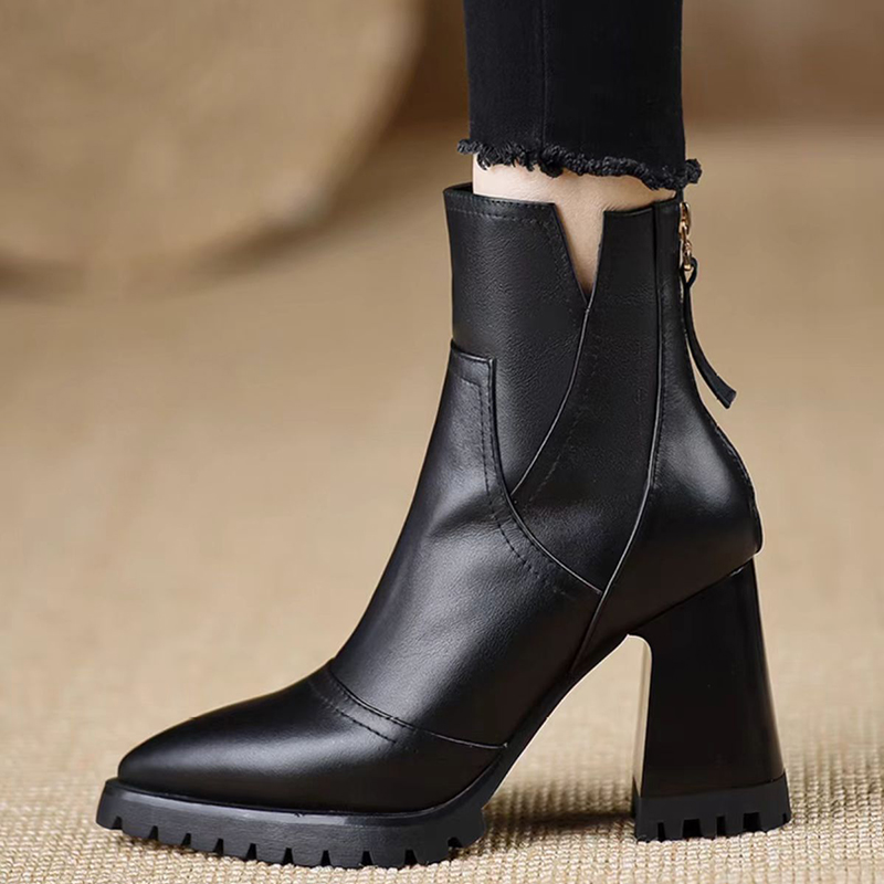 Oulylan سميكة عالية الكعب النس - مراجعة Winter Fashion Women Boots وسعره