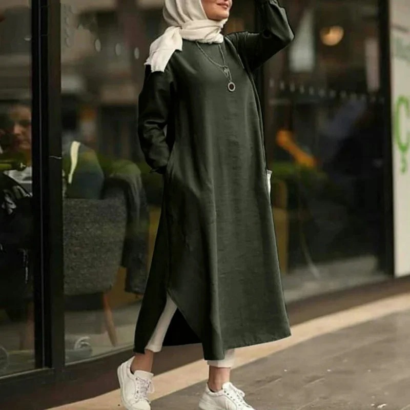 فساتين نسائية موضة رداء مسلم ف - مراجعة Turkey Women Fashion وسعره