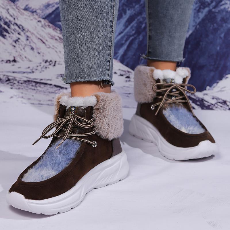موضة فو الفراء الدانتيل يصل ال - مراجعة Women'S Fashion Hiking Boots وسعره