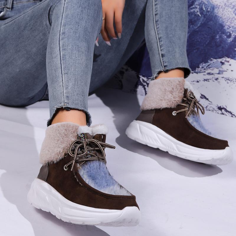 موضة فو الفراء الدانتيل يصل ال - مراجعة Women'S Fashion Hiking Boots وسعره