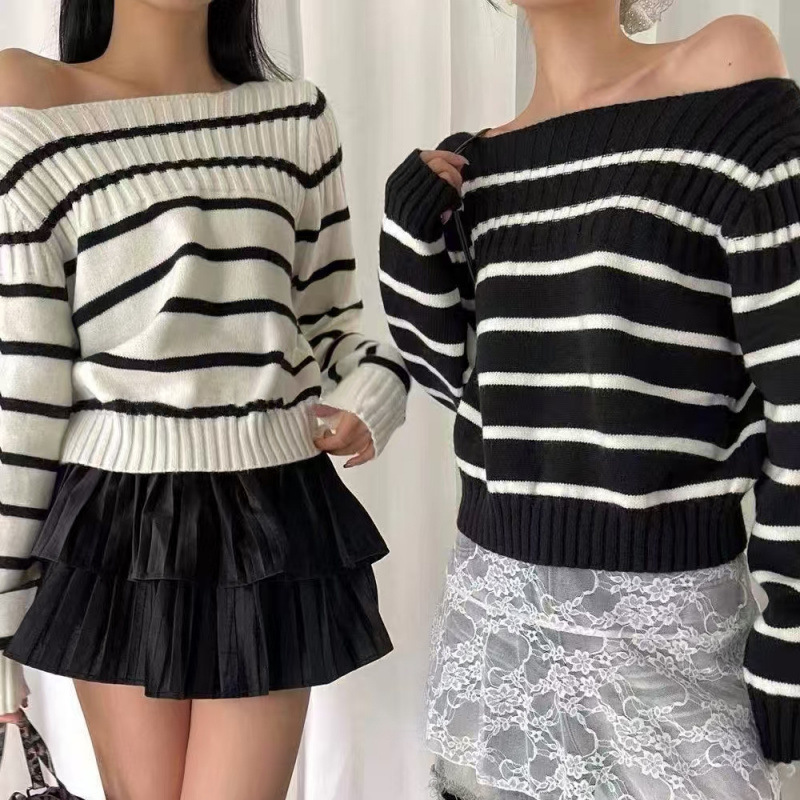 طراز 2025: سترة محبوكة بخطوط م - مراجعة Women'S Fashion Trends Fall 2025 وسعره