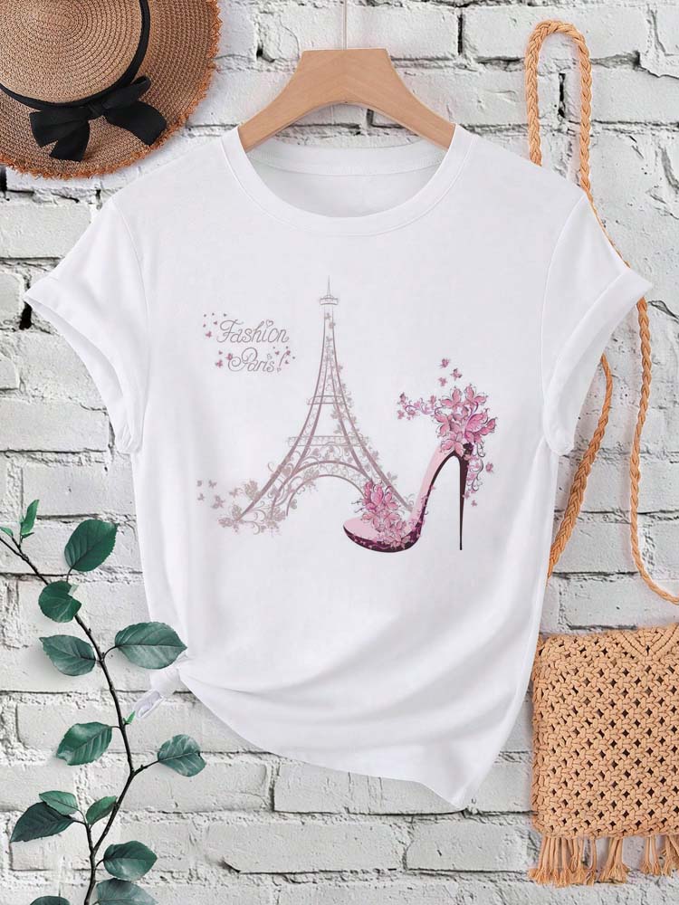 أزياء باريس برج ايفل طباعة الم - مراجعة Women'S Fashion Paris وسعره