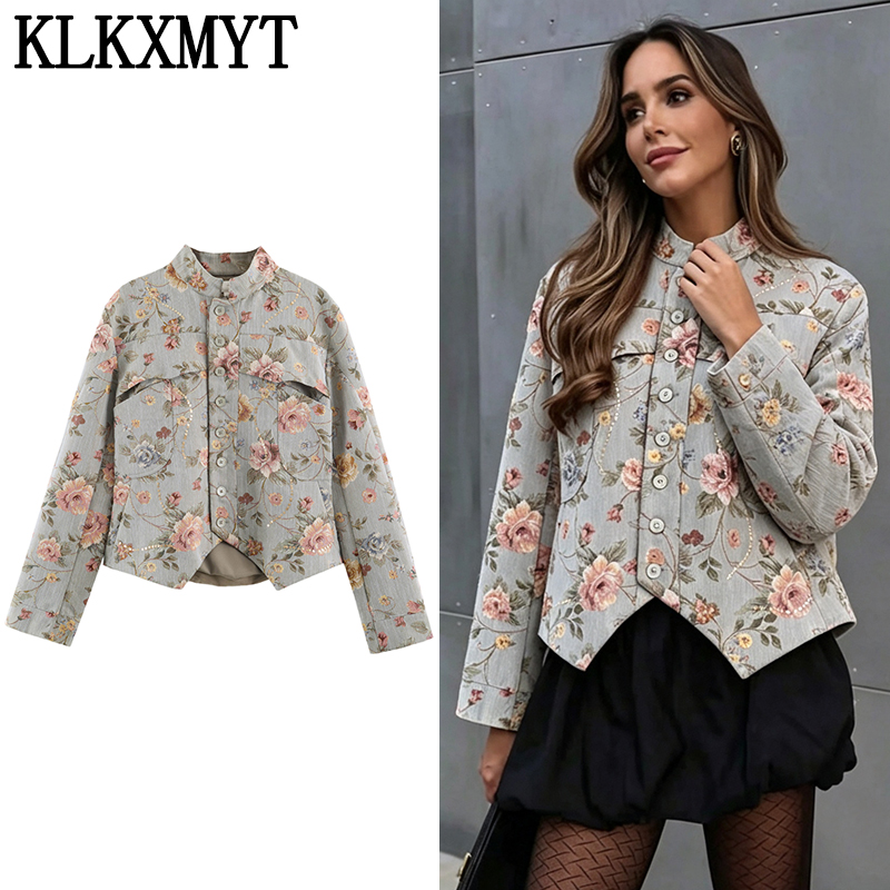 جاكيت بليزر نسائي KLKXMYT جديد - مراجعة Women'S Fashion Quilted Jacket وسعره