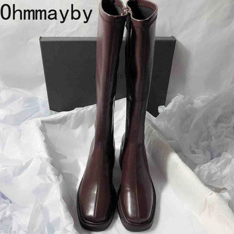 خمر كعب سميك النساء حذاء برقبة - مراجعة Winter Fashion Women Boots وسعره