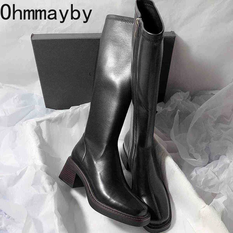 خمر كعب سميك النساء حذاء برقبة - مراجعة Winter Fashion Women Boots وسعره
