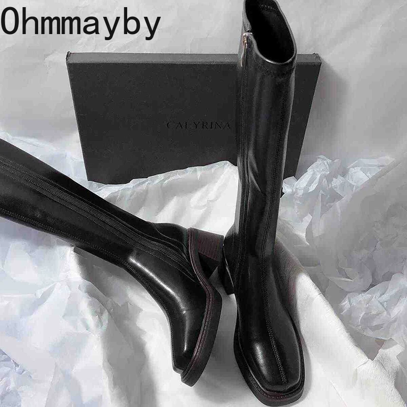 خمر كعب سميك النساء حذاء برقبة - مراجعة Winter Fashion Women Boots وسعره