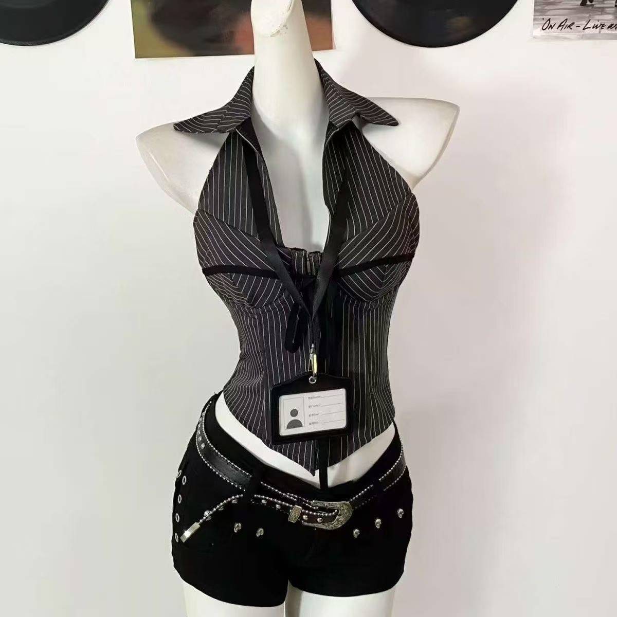 طقم شورتات بأسلوب أمريكي عتيق  - مراجعة Women Fashion Usa وسعره