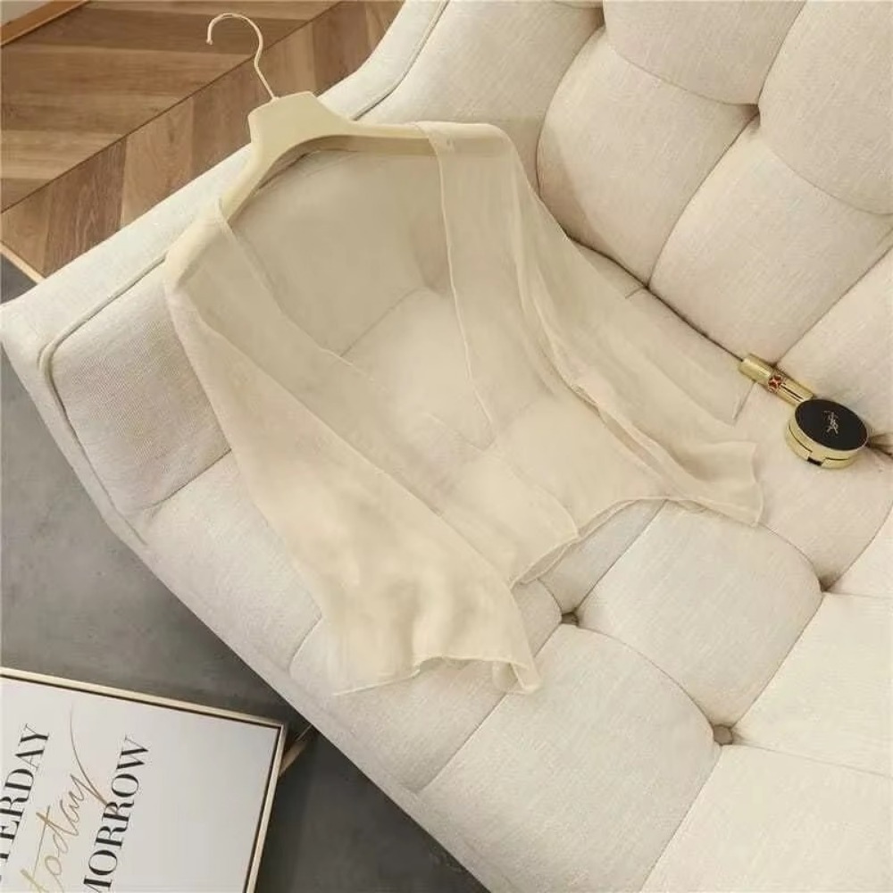 سترة نسائية صيفية مجعدة فضفاضة - مراجعة Women'S Fashion Quilted Jacket وسعره