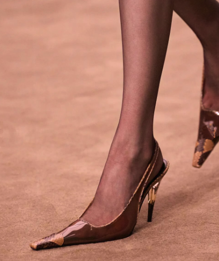 أحذية كعب عالي شفافة مدببة بنق - مراجعة Women'S Fashion Paris وسعره