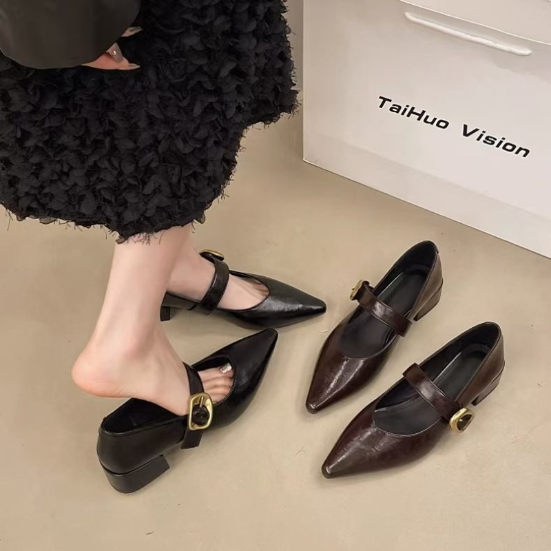 حذاء نسائي جديد ذو كعب منخفض ب - مراجعة Women'S Fashion For 2025 وسعره