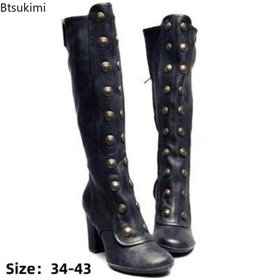 أحذية نسائية سوداء عصرية بتصمي - مراجعة Winter Fashion Women Boots وسعره