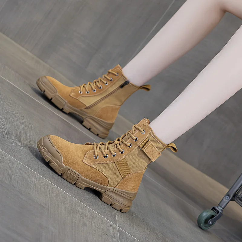 أحذية نسائية جلدية أنيقة، أحذي - مراجعة Women'S Fashion Hiking Boots وسعره