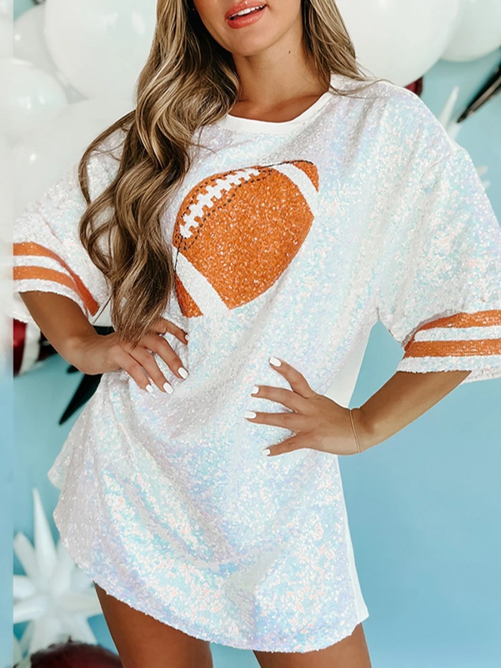 تي شيرت نسائي طويل مطرز فستان  - مراجعة Women'S Fashion Rugby Shirt وسعره
