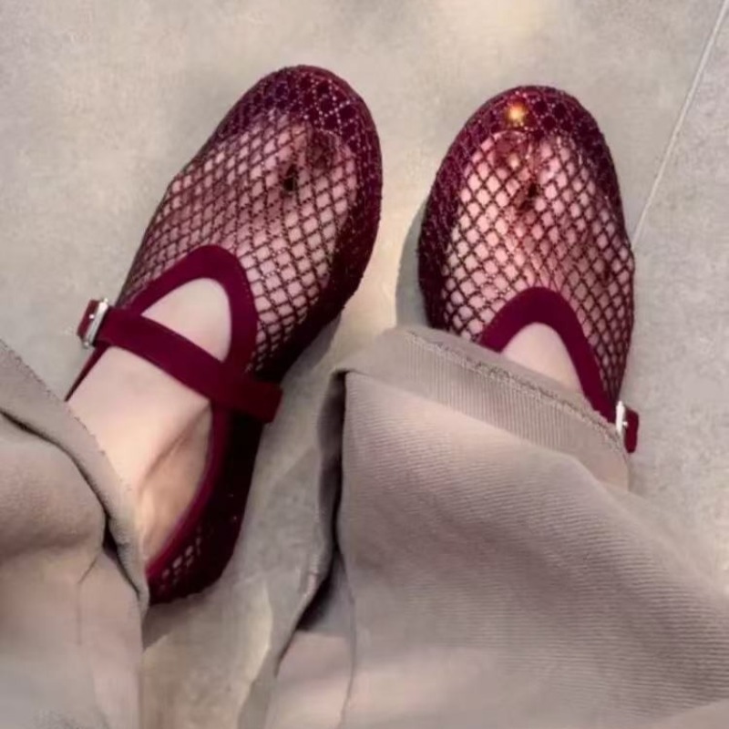 صنادل باوتو نسائية مرصعة بالأح - مراجعة Women'S Fashion Sandals وسعره