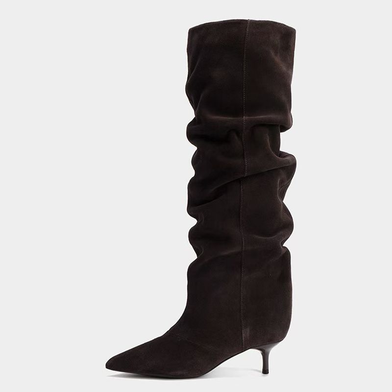 Liyke المدرج موضة مطوي الجلد ا - مراجعة Winter Fashion Women Boots وسعره