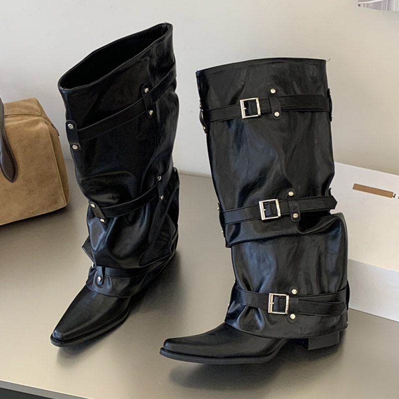 أحذية نسائية طويلة حتى الركبة  - مراجعة Winter Fashion Women Boots وسعره