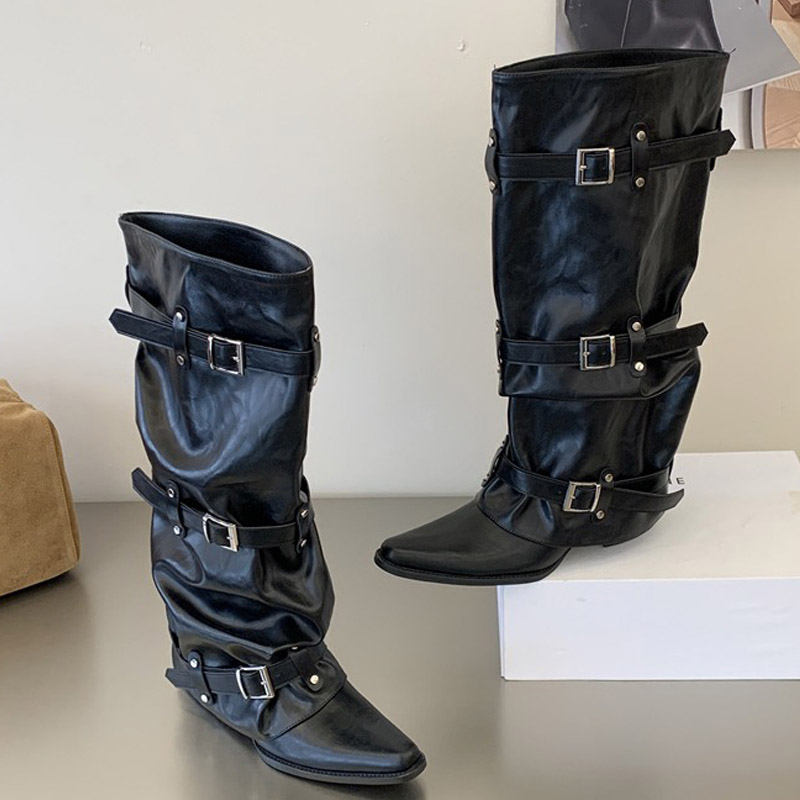 أحذية نسائية طويلة حتى الركبة  - مراجعة Winter Fashion Women Boots وسعره