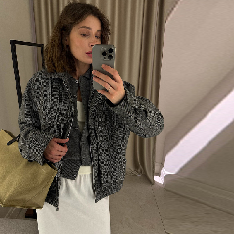 معطف أنيق أنيق بياقة واقفة فضف - مراجعة Women'S Fashion Trends Fall 2025 وسعره